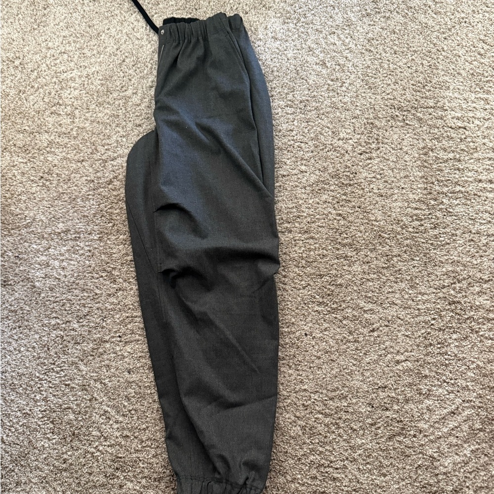 Aritzia Charcoal gray jogger trouser